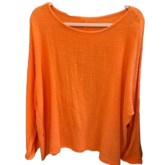 Bluse - Orange - bomuld