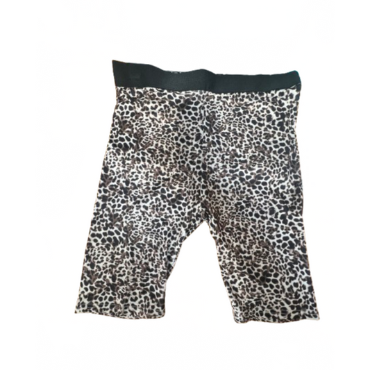 Leopardmønstrede strækshorts - Qnuz