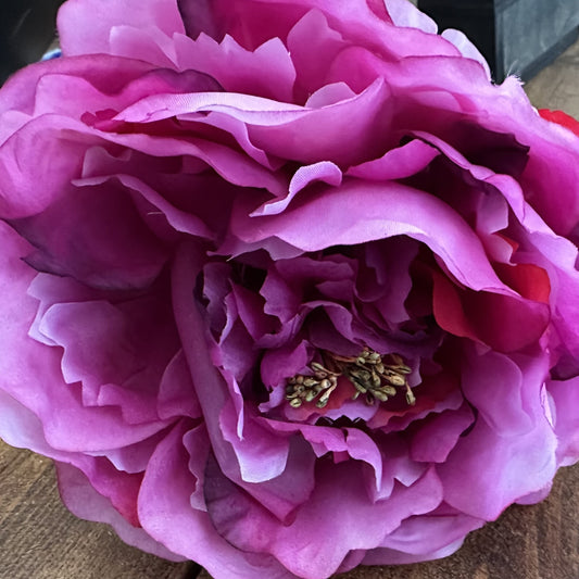 Pæon - Rosa - Kunstig - Stor