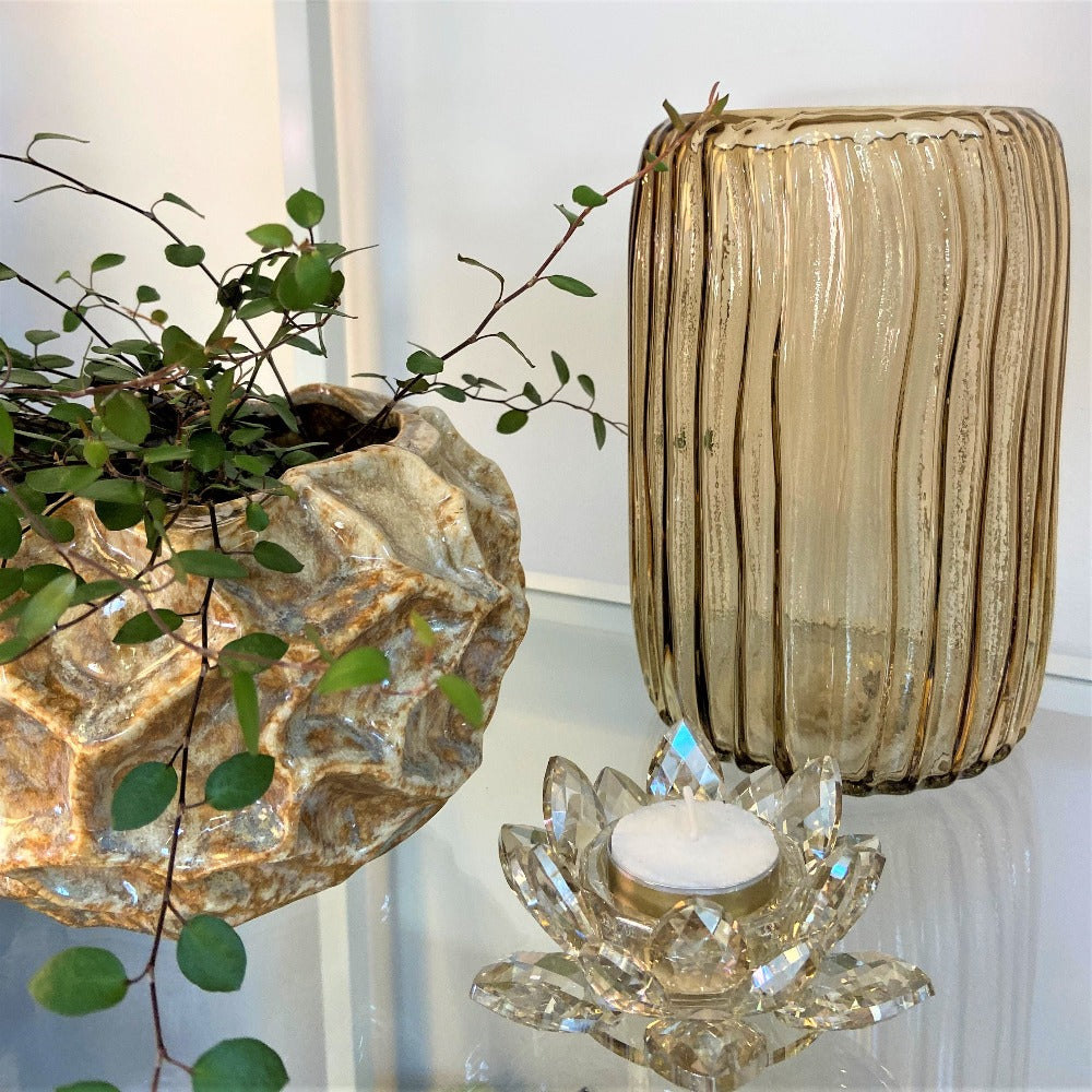 Vase - Gult glas - Pure Culture